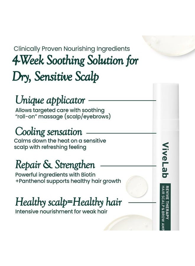 ViveLab Scalp&Hair Serum for Thinning Hair by Vivelab,15ml–Clinically Tested,Nourishing Formula with Biotin,peptide. Promotes Healthy Scalp&Fuller-Looking Hair - Image 5